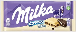 Шоколад Milka Белый с Oreo 100г