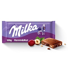 Шоколад Milka Изюм и Фундук 100г